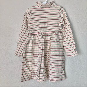 NEW Hanna Andersson Girls Holiday Stripe Rib Dress Size 5